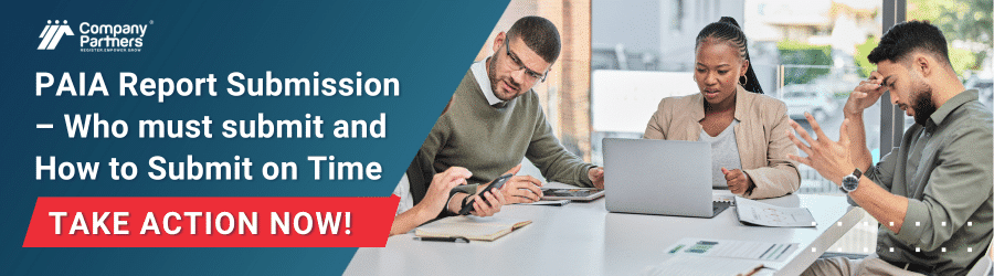 Get help with your paia annual report submission in South Africa with company partners