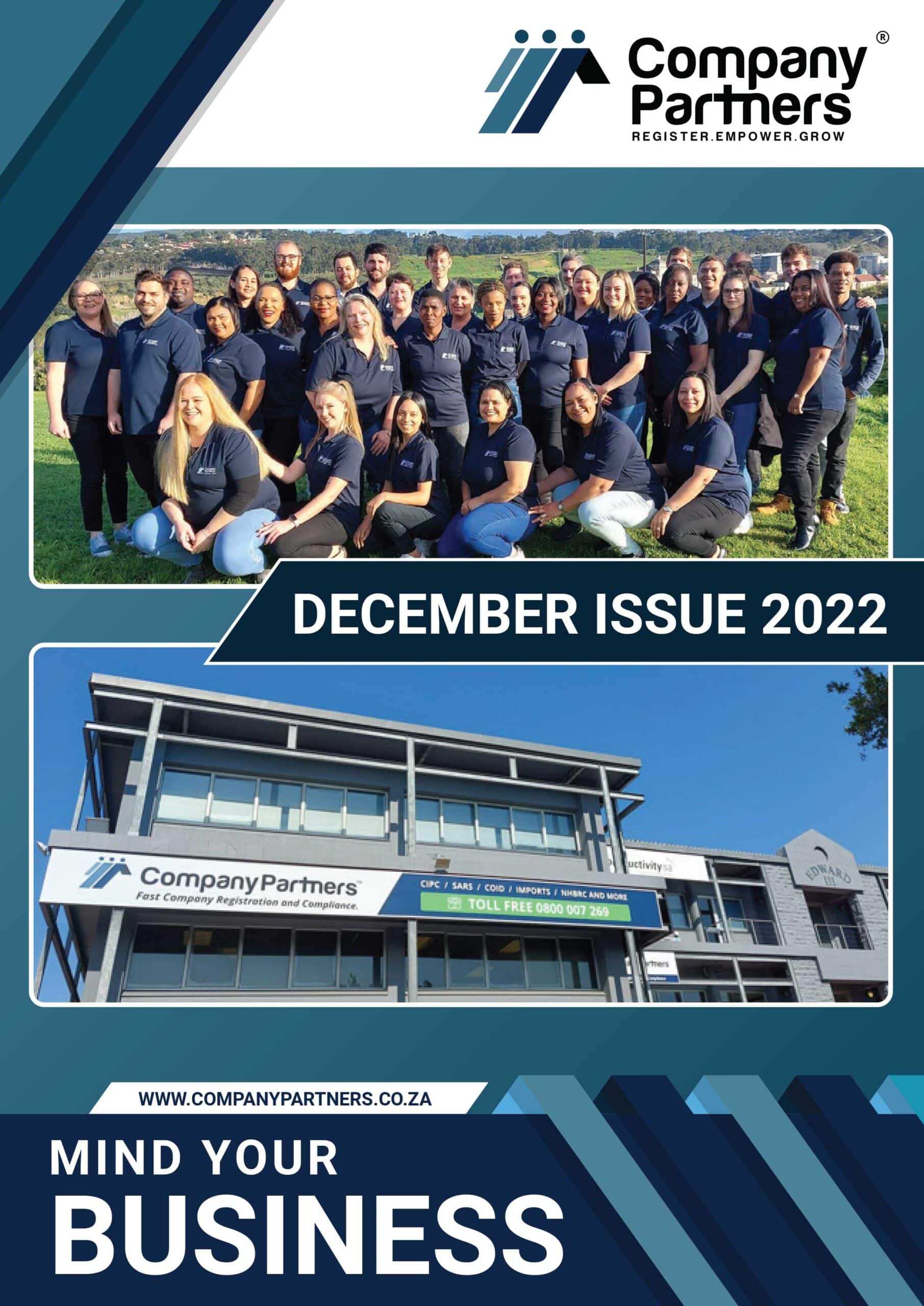Company Partners Mind Your Business Magazine - 2022 Issue